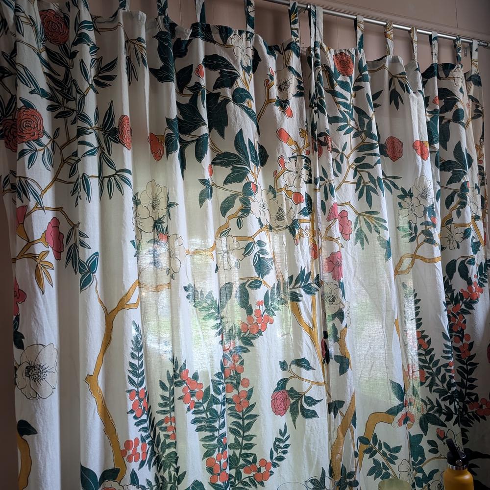 Floral Patterned Curtains - Freya from Urban Outfitters